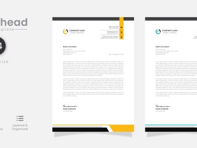 I will design professional letterhead in any editable format